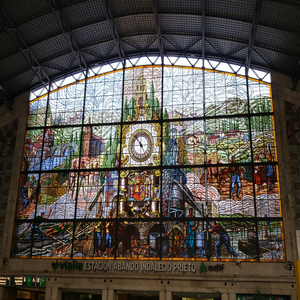 Image by yasmin00 titled ’facade, train station, bilbao’. Source: Pixabay