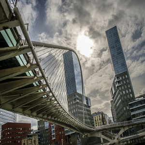 Image by Finn-b titled ’bilbao, spain, architecture’. Source: Pixabay