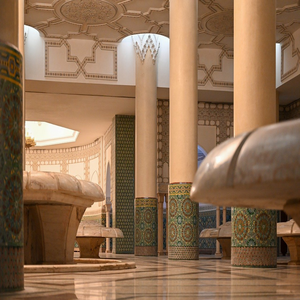 Image by akirEVarga titled ’casablanca, morocco, hassan ii mosque’. Source: Pixabay