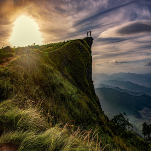 Image by sasint titled ’cliff, adventure, above’. Source: Pixabay