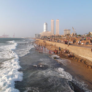 Image by bestbauch titled ’colombo, sri lanka, beach’. Source: Pixabay Image by bestbauch titled ’colombo, sri lanka, beach’. Source: Pixabay