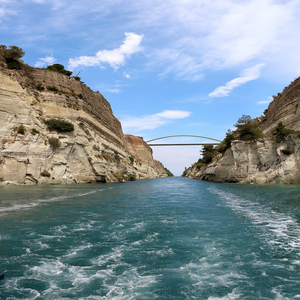 Image by herbert2512 titled ’corinth, channel, corinth canal’. Source: Pixabay Image by herbert2512 titled ’corinth, channel, corinth canal’. Source: Pixabay