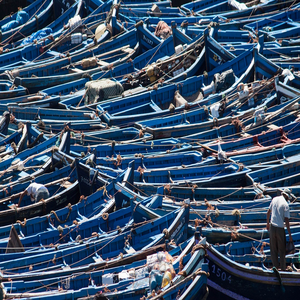 Image by Cuyahoga titled ’boats, essaouira, morocco’. Source: Pixabay