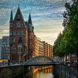 Image by liggraphy titled ’hamburg, speicherstadt, channel’. Source: Pixabay Image by liggraphy titled ’hamburg, speicherstadt, channel’. Source: Pixabay