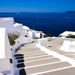 Image by AXP_photography titled ’santorini, greece, mykonos’. Source: Pixabay