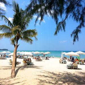 Image by FonthipWard titled ’beach, white sand, thailand’. Source: Pixabay