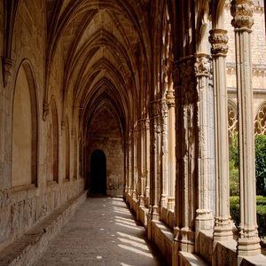 Image by SLPix titled ’monastery, corridor, tarragona’. Source: Pixabay Image by SLPix titled ’monastery, corridor, tarragona’. Source: Pixabay