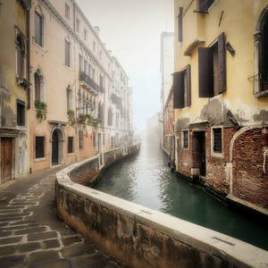 Image by fietzfotos titled ’building, fog, nature’. Source: Pixabay