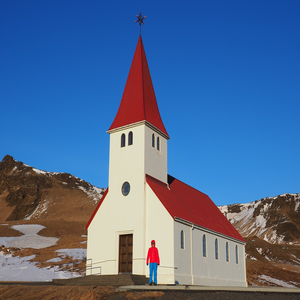 Image by Hans titled ’church, church of vik, iceland’. Source: Pixabay Image by Hans titled ’church, church of vik, iceland’. Source: Pixabay
