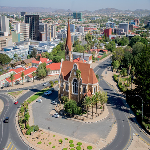 Image by wboroma titled ’church, namibia, windhoek’. Source: Pixabay