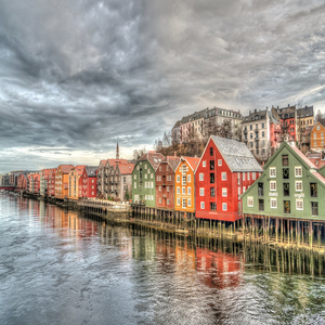 Image by Michelle_Raponi titled ’trondheim, row houses, architecture’. Source: Pixabay