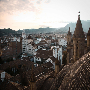 Image by ASchuehlein titled ’cathedral, church, towers’. Source: Pixabay