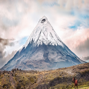 Image by 8moments titled ’volcano, cotopaxi, ecuador’. Source: Pixabay