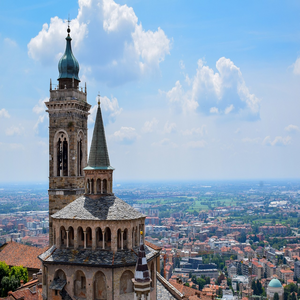 Image by Ben_Kerckx titled ’bergamo, italy, panorama’. Source: Pixabay Image by Ben_Kerckx titled ’bergamo, italy, panorama’. Source: Pixabay