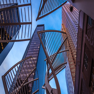 Image by MICHOFF titled ’skyscraper, office building, art most construction’. Source: Pixabay