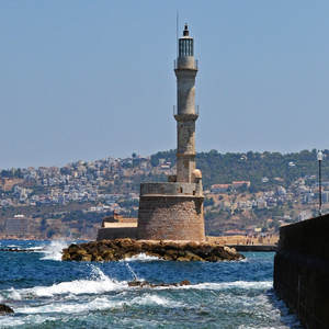 Image by cray666 titled ’lighthouse, sea, greece’. Source: Pixabay