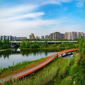 Image by adrian2019 titled ’bridge, chengdu, lake’. Source: Pixabay