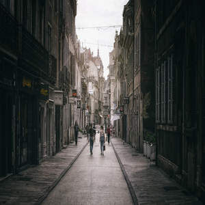 Image by Tama66 titled ’street, old town, dijon’. Source: Pixabay