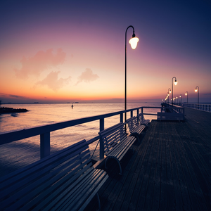 Image by IdaT titled ’baltic sea, sunset, poland’. Source: Pixabay