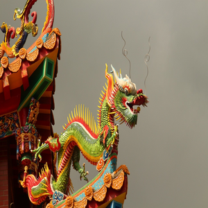 Image by tillahrens titled ’dragon, taiwan, chinese’. Source: Pixabay