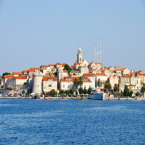 Image by JoelleLC titled ’korcula, croatia, city’. Source: Pixabay