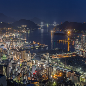 Image by AG2016 titled ’night view, nagasaki, japan’. Source: Pixabay