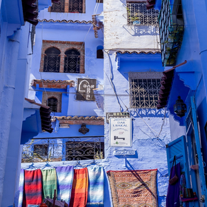 Image by YakupIpek titled ’chefchaouen, morocco, architecture’. Source: Pixabay