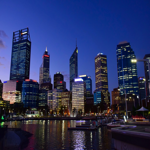 Image by 1965937 titled ’buildings, skyline, coast’. Source: Pixabay