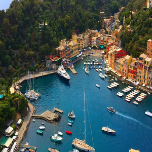 Image by Corinespics titled ’portofino, liguria, italy’. Source: Pixabay