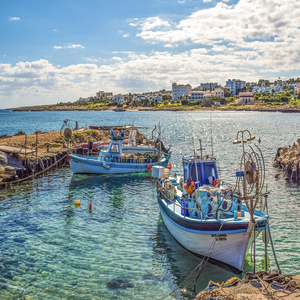 Image by dimitrisvetsikas1969 titled ’cyprus, protaras, fishing shelter’. Source: Pixabay