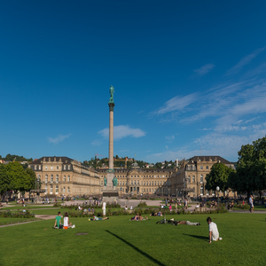 Image by wolfgangvogt_lb titled ’stuttgart, new lock, schlossplatz’. Source: Pixabay