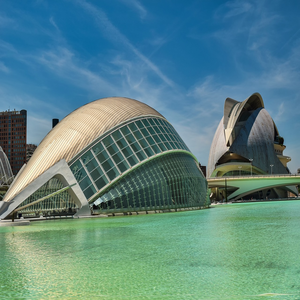 Image by ELG21 titled ’hemisferic, dome, valencia’. Source: Pixabay