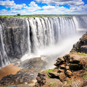 Image by fietzfotos titled ’nature, victoria falls, travel’. Source: Pixabay