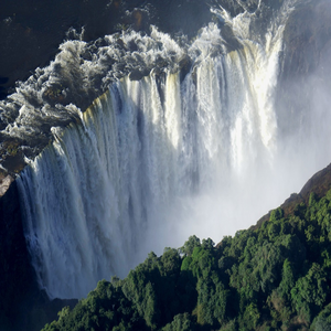 Image by Jürgen_Bierlein titled ’victoria falls, africa, zimbabwe’. Source: Pixabay