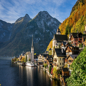 Image by Leonhard_Niederwimmer titled ’hallstatt, lake, village’. Source: Pixabay Image by Leonhard_Niederwimmer titled ’hallstatt, lake, village’. Source: Pixabay