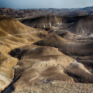Image by GidonPico titled ’dead sea, caravan, camel’. Source: Pixabay